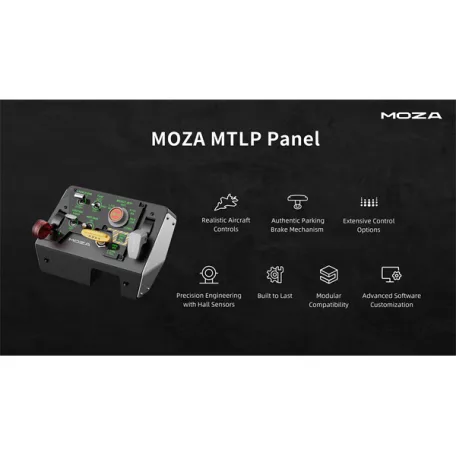 Moza Racing kiegészítő - Flight MTLP Vezérlő (Control Panel, Hall effect)
