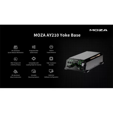 Moza Racing kiegészítő - Flight AY210 YOKE Bázis (9 Nm)