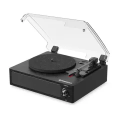   Oakcastle Lemezjátszó - TT100 (33/45/78 RPM, Bluetooth 5.0, RCA, AUX, hangszóró)
