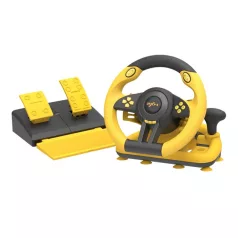   PXN csomag - V3 PRO (kormány+pedálok+váltó, PC/PS3/PS4/XBOX ONE/SERIES/Switch kompatibilis, sárga-fekete)