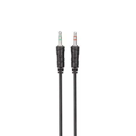 Snopy Fejhallgató - SN-GX1 ERGO Blue (mikrofon, 3.5mm jack, hangerőszabályzó, nagy-párnás, 2.2m kábel, fekete-kék)