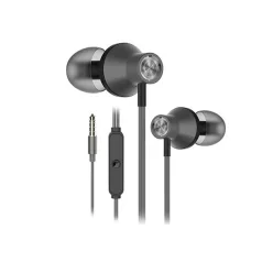   Snopy Fülhallgató - SN-J19 Gray (mikrofon, 3.5mm TRRS jack, 1.2m kábel, szürke)