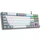 Rampage Billentyűzet - SNUG K14 Black US (Vezetékes, Mechanikus, Blue switch, angol, fekete, RGB LED)