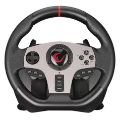   Rampage Gamer kormány - V902  (PC, 3 pedál+váltókar, vibrálás)