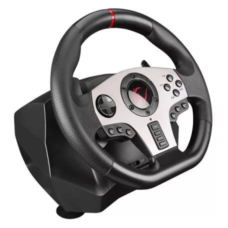 Rampage Gamer kormány - V902  (PC, 3 pedál+váltókar, vibrálás)
