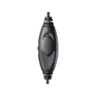 Sandberg Fejhallgató - MiniJack Chat Headset Saver (mikrofon; 3,5mm jack; hangerő szabályzó; 1,8m kábel; fekete)