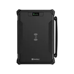   Sandberg Akkubank - Survivor Powerbank 8in1 96000 (IPX4,Bemenet: DC, Kimenet: DC+2xUSB-A QC+1xUSB-C+2x szivargyujtó, Qi)