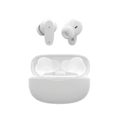   S-Link Fülhallgató Vezeték Nélküli - SL-TWS08 White (Bluetooth, ENC, Type-C, 4x HD mikrofon, 40 óra, fehér)