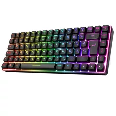   Spirit of Gamer Billentyűzet Vezeték nélküli - ELITE K70 (TKL, 85 gomb,, RGB LED,USB, anti-ghost, fekete, magyar)
