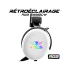 Spirit of Gamer Fejhallgató - H700 White (MultiPlatform, 7.1, mikrofon, hangerőszabályzó, nagy-párnás, fehér)
