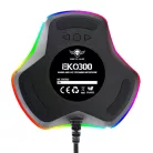 Spirit of Gamer Mikrofon - EKO 300 (RGB. USB csatlakozó, 150cm kábel, fekete)