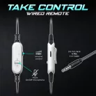 Spirit of Gamer Fejhallgató - PRO-H4 White (MultiPlatform, mikrofon, 3.5mm jack, hangerőszabályzó, fehér)