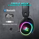 Spirit of Gamer Wireless Fejhallgató - MIC-XH1200 (MultiPlatform,7.1,mikrofon, hangerőszabályzó, nagy-párnás, fekete)