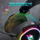 Spirit of Gamer Wireless Fejhallgató - MIC-XH1200 (MultiPlatform,7.1,mikrofon, hangerőszabályzó, nagy-párnás, fekete)