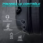 Spirit of Gamer Wireless Fejhallgató - MIC-XH1200 (MultiPlatform,7.1,mikrofon, hangerőszabályzó, nagy-párnás, fekete)