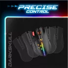 Spirit of Gamer Egérpad - Darkskull RGB - XXXL (RGB háttérvilágítás, USB Hub, 900 x 400 x 4mm; fekete)