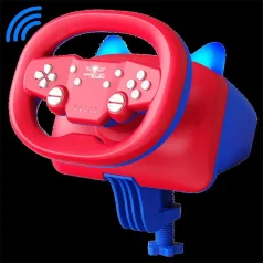   Spirit of Gamer Kormány - RACE WHEEL PRO AIR (PC/PS3/PS4/Switch/Android kompatibilis, piros/kék)