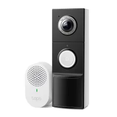   TP-Link Vezeték nélküli IP video kaputelefon szett - Tapo D235 (5MP, 180°; IP66, SD, audio; H.264; 10000mAh akku)