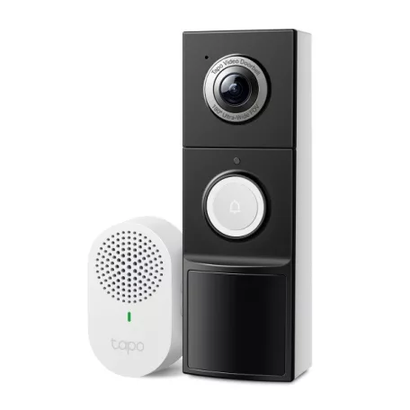 TP-Link Vezeték nélküli IP video kaputelefon szett - Tapo D235 (5MP, 180°; IP66, SD, audio; H.264; 10000mAh akku)