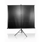 EliteScreens 136" (1:1) mobil háromlábú vászon T136UWS1 (244 x 244 cm, Fekete)