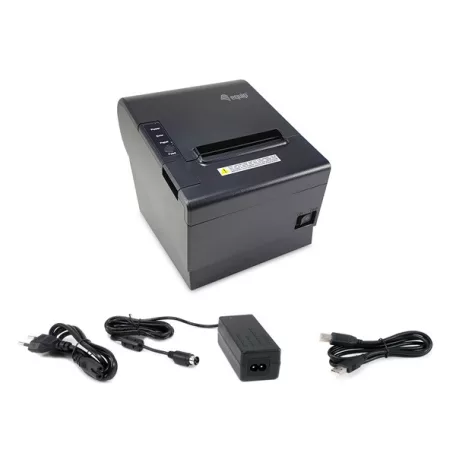 Equip Thermo blokknyomtató - 351002 (80mm, hőpapíros, auto-cutter, USB/pénztárfiók csatlakozó, fekete)