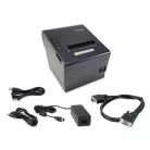 Equip Thermo blokknyomtató - 351003 (80mm, hőpapíros, auto-cutter, USB/Ethernet/Serial/pénztárfiók csatlakozó, fekete)
