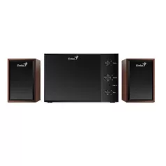 Genius Hangszóró 2.1 - SW-2.1 350 Wood (3.5mm Jack, Wood)