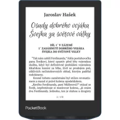   PocketBook E-book Olvasó - PB634-A-WW (Verse Pro, 6" E Ink Carta, 16GB, SMARTlight, wifi, Bluetooth, USB-C, IPX8, kék)