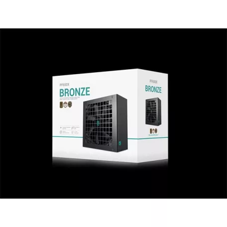 DeepCool Tápegység 650W - Gamerstorm PF650X (80 Plus Bronze, Aktív PFC, 12cm)