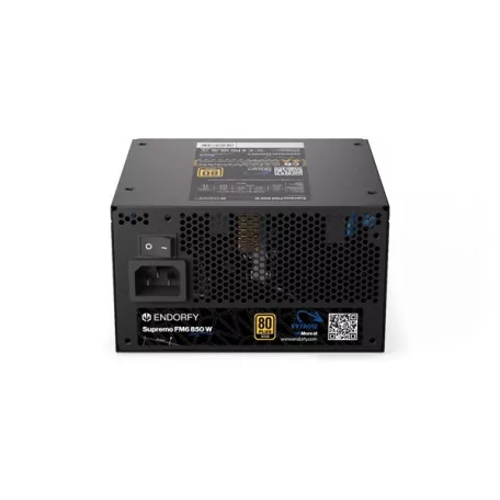 Endorfy Tápegység - Supremo FM6 Gold 850 W (80+ Gold, ATX 3.1, 12cm, fekete)