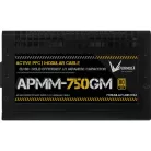 Formula Tápegység 750W - APMM-750GM (80 Plus Gold, ATX3.1/PCIe 5.1, Aktív PFC, 14cm, Full Moduláris)