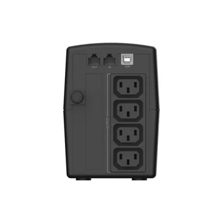 Conceptronic Szünetmentes  1000VA - ZEUS07E (4x IEC C13, line-interaktív, RJ45 vonalvédelem, HID USB, fekete)