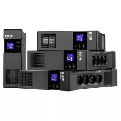   EATON szünetmentes 1200VA - ELP1200DIN (8 Schuko kimenet, line-interaktív, LCD, USB, szoftver, AVR, rack/torony)