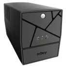 NJOY Szünetmentes  2000VA - Keen 2000 (4 Schuko, line-interaktív, fekete)