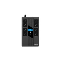   NJOY Szünetmentes 800VA - Token 800 (2x4 Schuko, line-interaktív,HID USB, LCD, túlfeszültség védett, fekete)