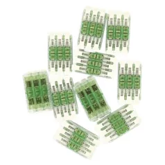 Egyenes karos vezetékösszekötő 6× 0,2–4 mm2, 10 szt
