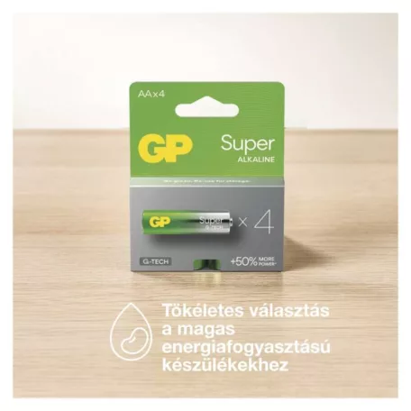 GP Super Alkáli elem AAA 4db