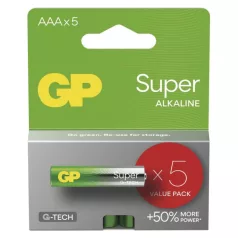GP Super Alkáli elem AAA 5db