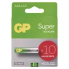 GP Super Alkáli elem AAA 10db