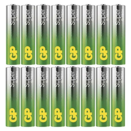 GP Super Alkáli elem AAA 16db