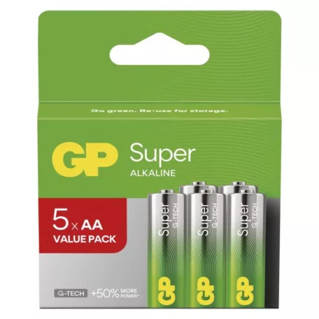 GP Super Alkáli elem AA 5db