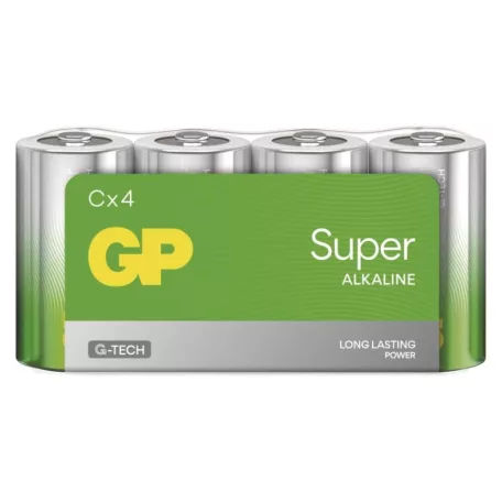 GP Super Alkáli elem C 4db/fólia