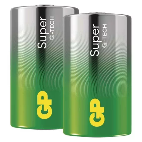 GP Super Alkáli elem LR20 (D) 2db/fólia