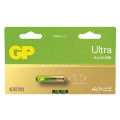 GP Ultra Alkáli elem AAA 12db