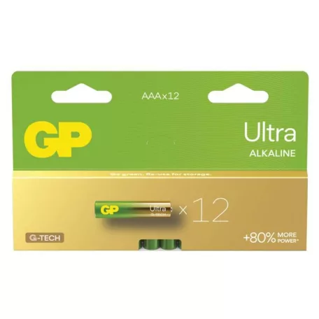GP Ultra Alkáli elem AAA 12db