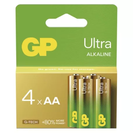 GP Ultra Alkáli elem AA 4db