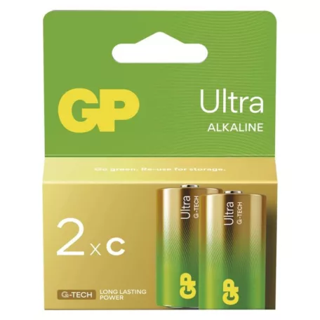 GP Ultra Alkáli elem LR14 (C) 2db