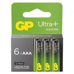 GP Ultra Plus Alkáli elem AAA 6db