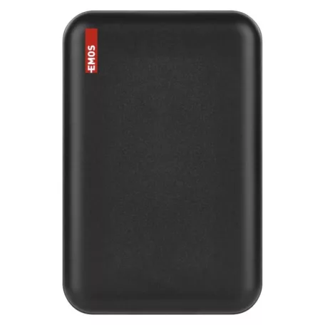 EMOS Powerbank WI 521, 5 000 mAh, 20 W+Wireless, fekete