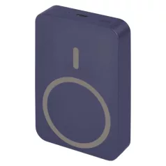 EMOS Powerbank WI 1046, 10 000 mAh, 20 W+Wireless, kék